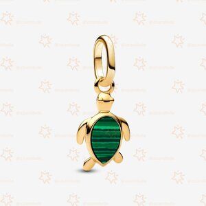 Pandora Green Turtle Mini Dangle Charm